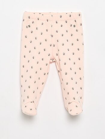Conjunto de pijama de 2 peças com pés