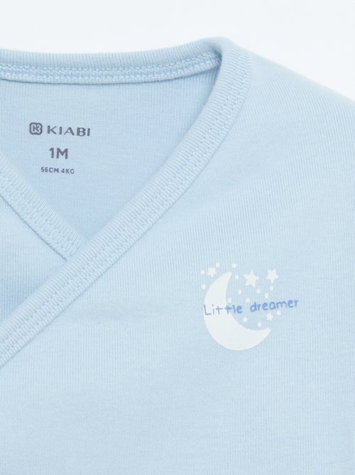 Conjunto de pijama de algodão - 2 peças - Kiabi Conjunto de pijama de algodão - 2 peças - Kiabi