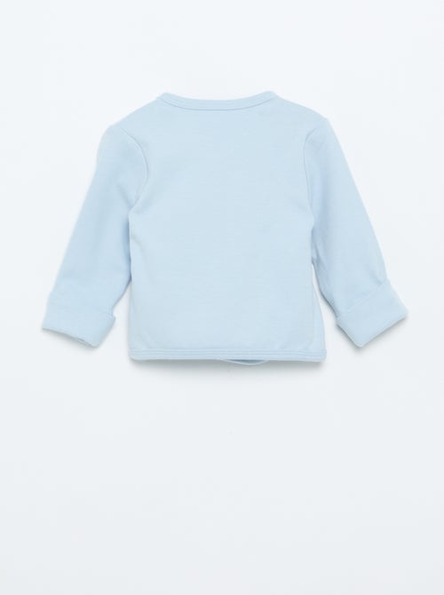Conjunto de pijama de algodão - 2 peças - Kiabi Conjunto de pijama de algodão - 2 peças - Kiabi
