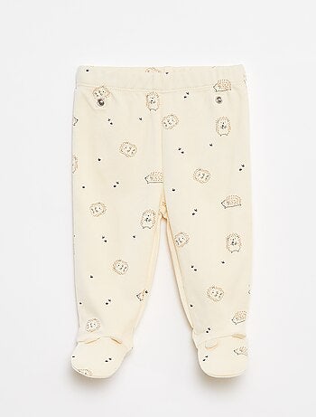 Conjunto de pijama de algodão - 2 peças