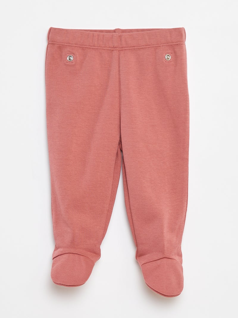 Conjunto de pijama de algodão - 2 peças Branco - Kiabi