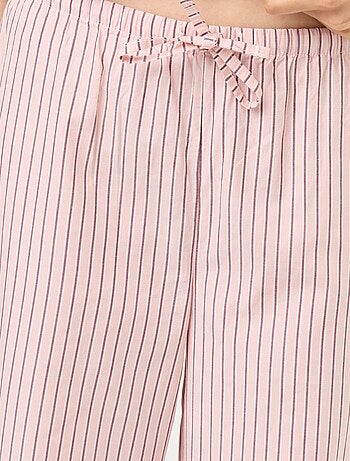 Conjunto de pijama de algodão - T-shirt + calças