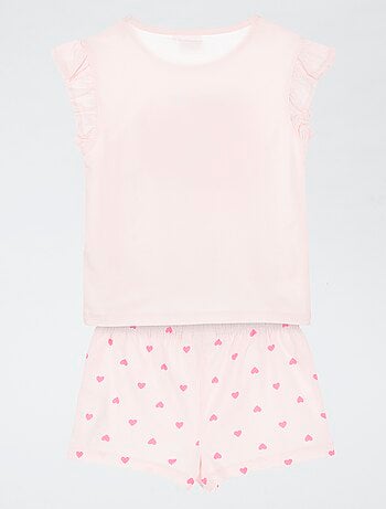 Conjunto de pijama de calções + t-shirt 'Peppa Pig' - 2 peças