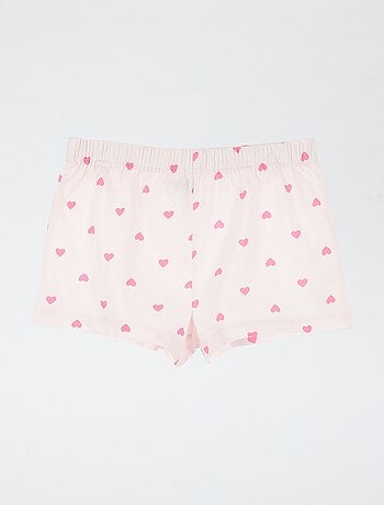 Conjunto de pijama de calções + t-shirt 'Peppa Pig' - 2 peças