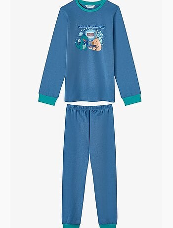 Conjunto de pijama de manga comprida capy&dino together para menino penti