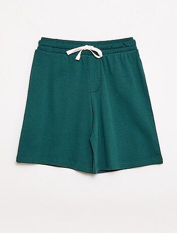 Conjunto de pijama de manga curta em algodão