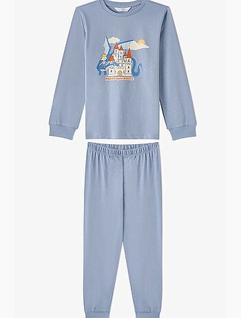 Conjunto de pijama de menino mini dragon riders de manga comprida penti
