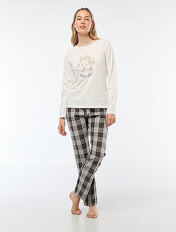 Conjunto de pijama de Natal - 2 peças