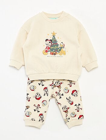 Conjunto de pijama de Natal 'Disney' 'Mickey' em algodão