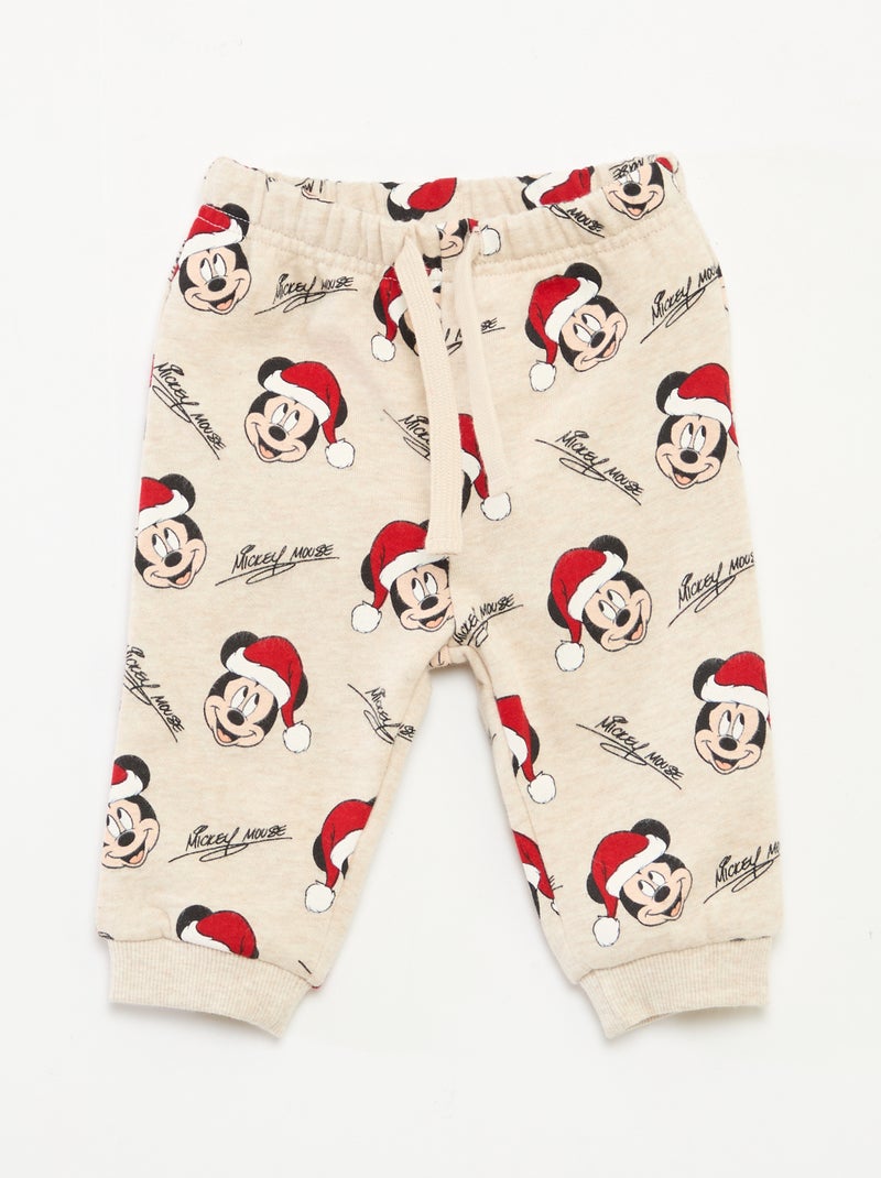 Conjunto de pijama de Natal 'Disney' 'Mickey' em algodão Verde - Kiabi