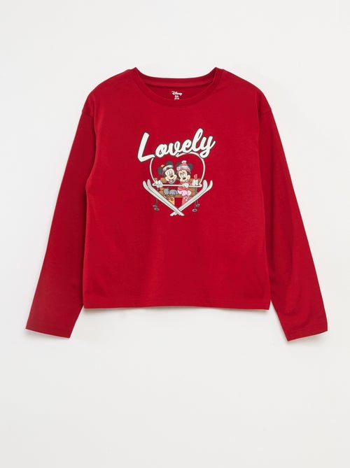 Conjunto de pijama de Natal 'Disney' 'Minnie' em jersey de algodão - Kiabi