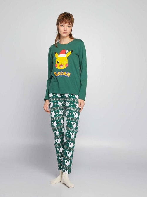 Conjunto de pijama de Natal 'Pokémon' - 2 peças - Kiabi