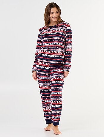 Conjunto de pijama de polar - 2 peças
