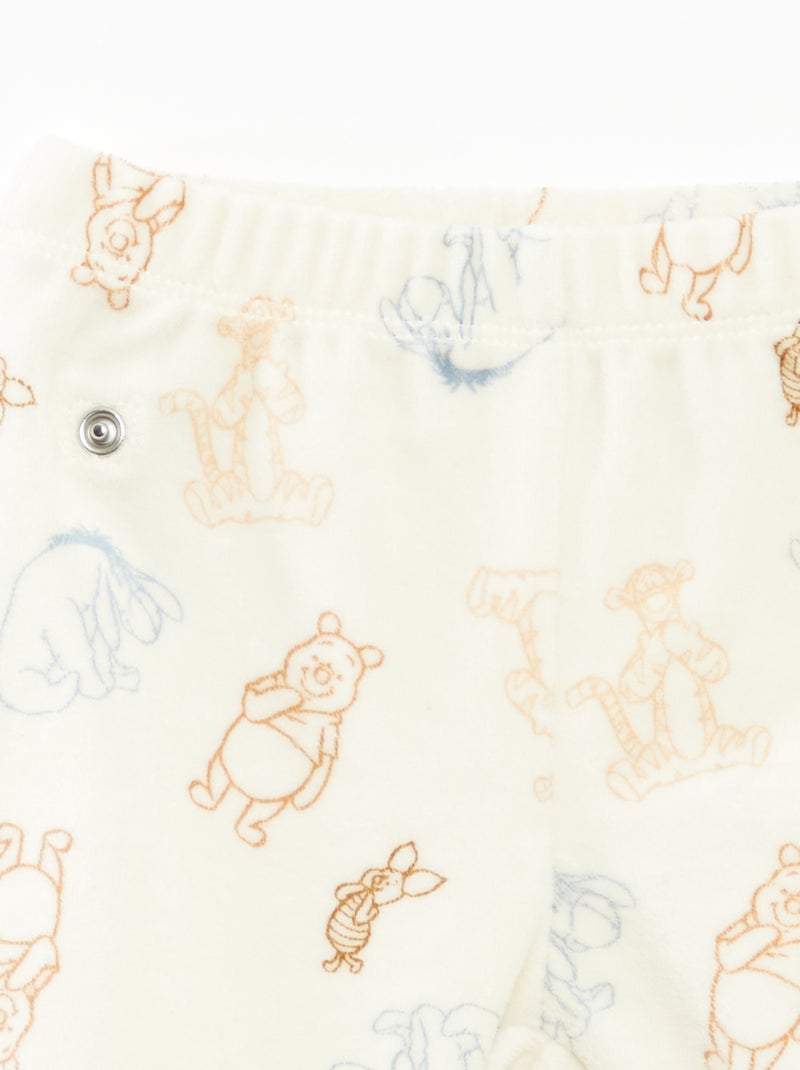 Conjunto de pijama de veludo 'Disney' camisola + calças - 2 peças Castanho - Kiabi