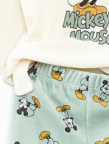 Conjunto de pijama de veludo 'Disney' camisola + calças - 2 peças