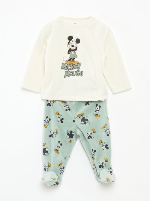Conjunto de pijama de veludo 'Disney' camisola + calças - 2 peças - Kiabi