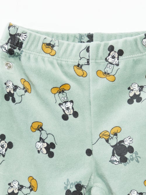 Conjunto de pijama de veludo 'Disney' camisola + calças - 2 peças - Kiabi