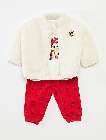 Conjunto de pijama 'Disney' 'Stitch' casaco + T-shirt + calças de jogging