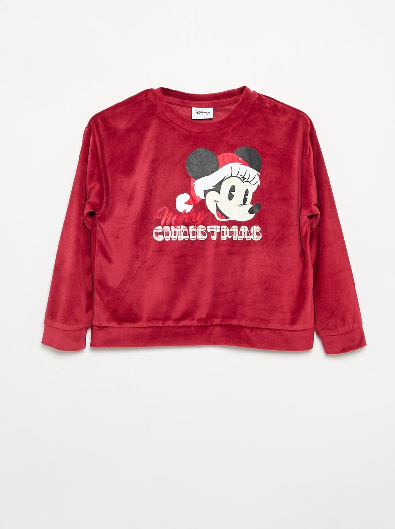 Conjunto de pijama 'Disney' 'Frozen' de veludo Vermelho - Kiabi