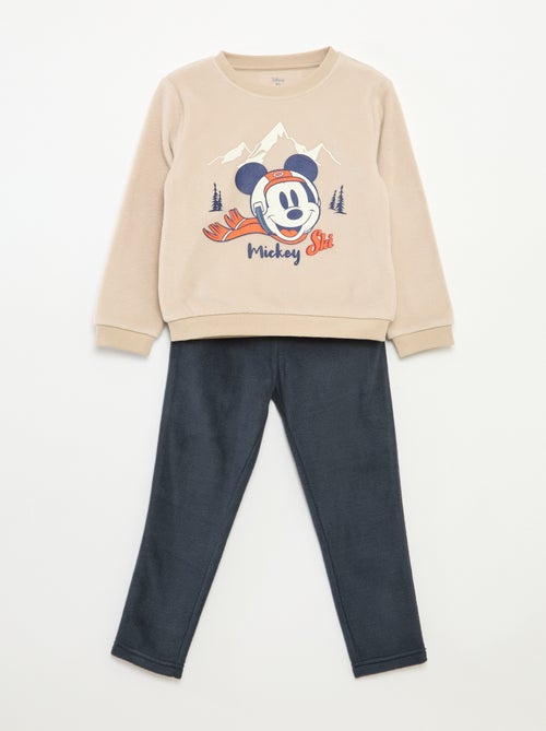 Conjunto de pijama 'Disney' 'Mickey' em polar - Kiabi