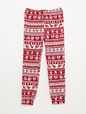 Conjunto de pijama 'Disney' 'Stitch' em polar