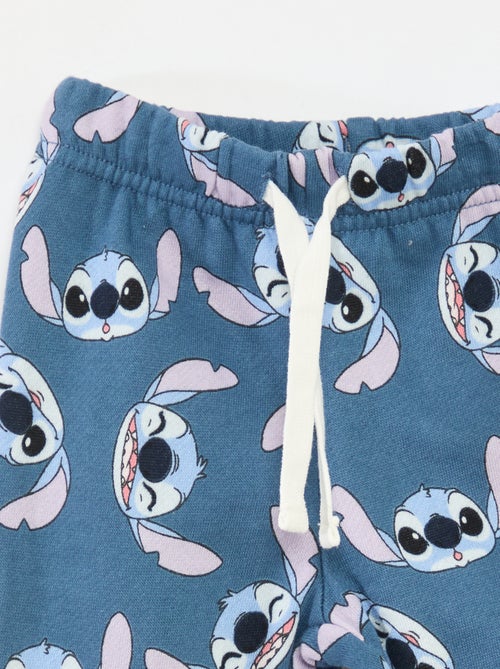 Conjunto de pijama 'Disney' 'Stitch' casaco + T-shirt + calças de jogging - Kiabi