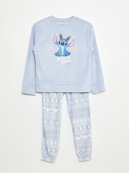 Conjunto de pijama 'Disney' 'Stitch' em polar - Kiabi