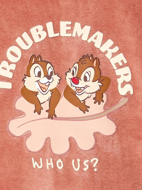 Conjunto de pijama 'Disney' 'Tic e Tac' em algodão - Kiabi