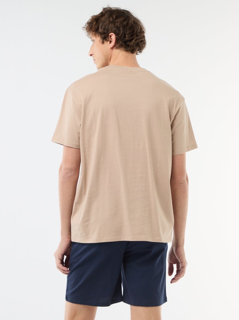 Conjunto de pijama 'Dragon Ball' t-shirt + calções - 2 peças Azul - Kiabi