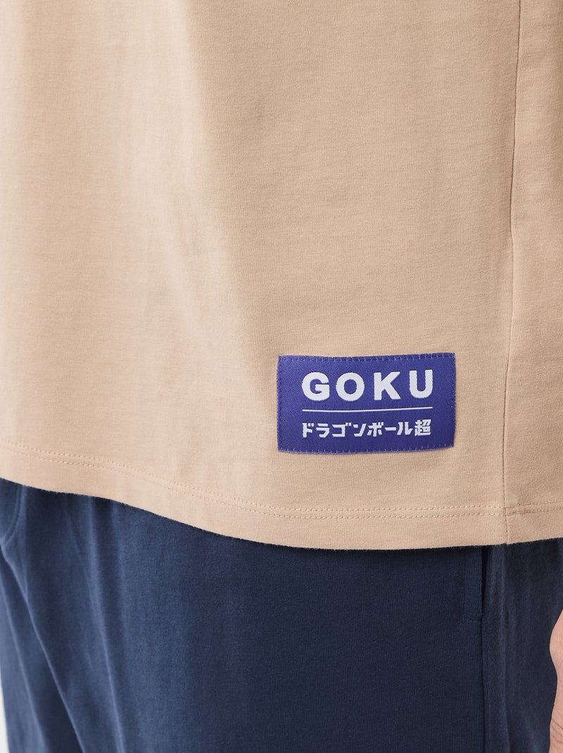 Conjunto de pijama 'Dragon Ball' t-shirt + calções - 2 peças Azul - Kiabi