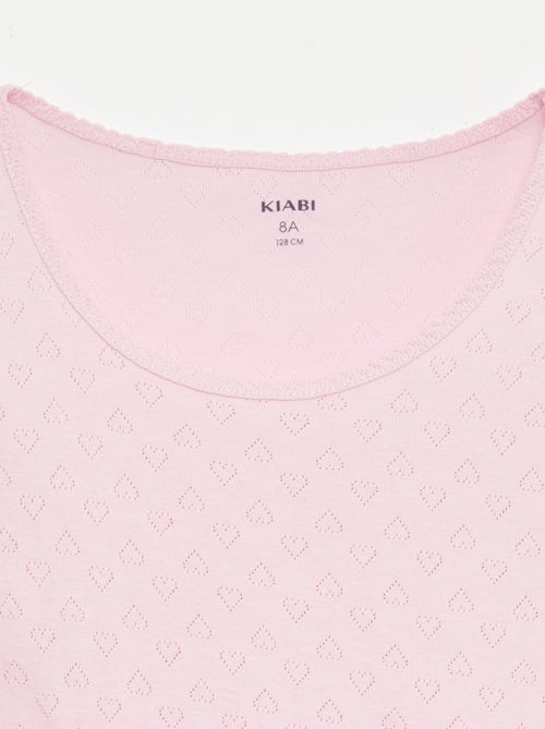 Conjunto de pijama em algodão - Kiabi