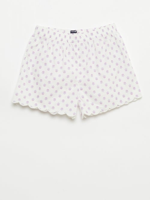 Conjunto de pijama em algodão - Kiabi