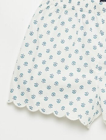 Conjunto de pijama em algodão