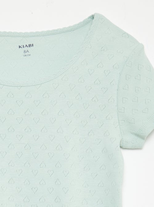 Conjunto de pijama em algodão - Kiabi