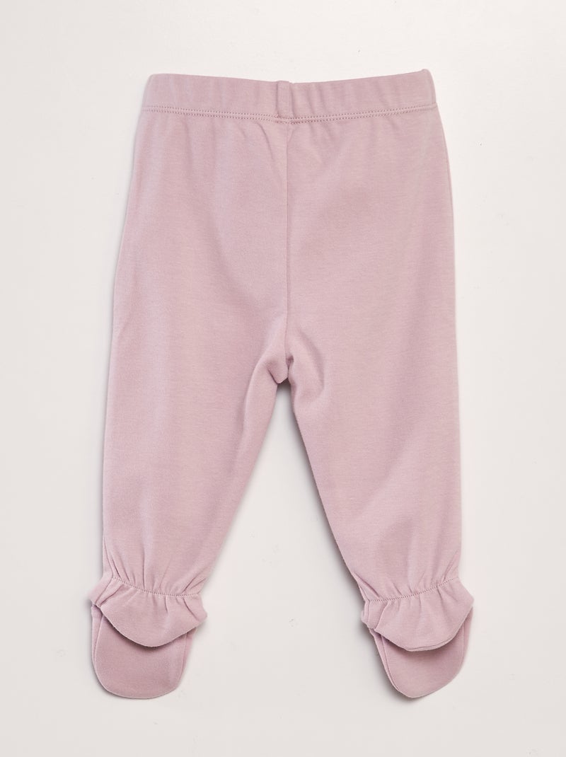 Conjunto de pijama em jersey BRANCO - Kiabi