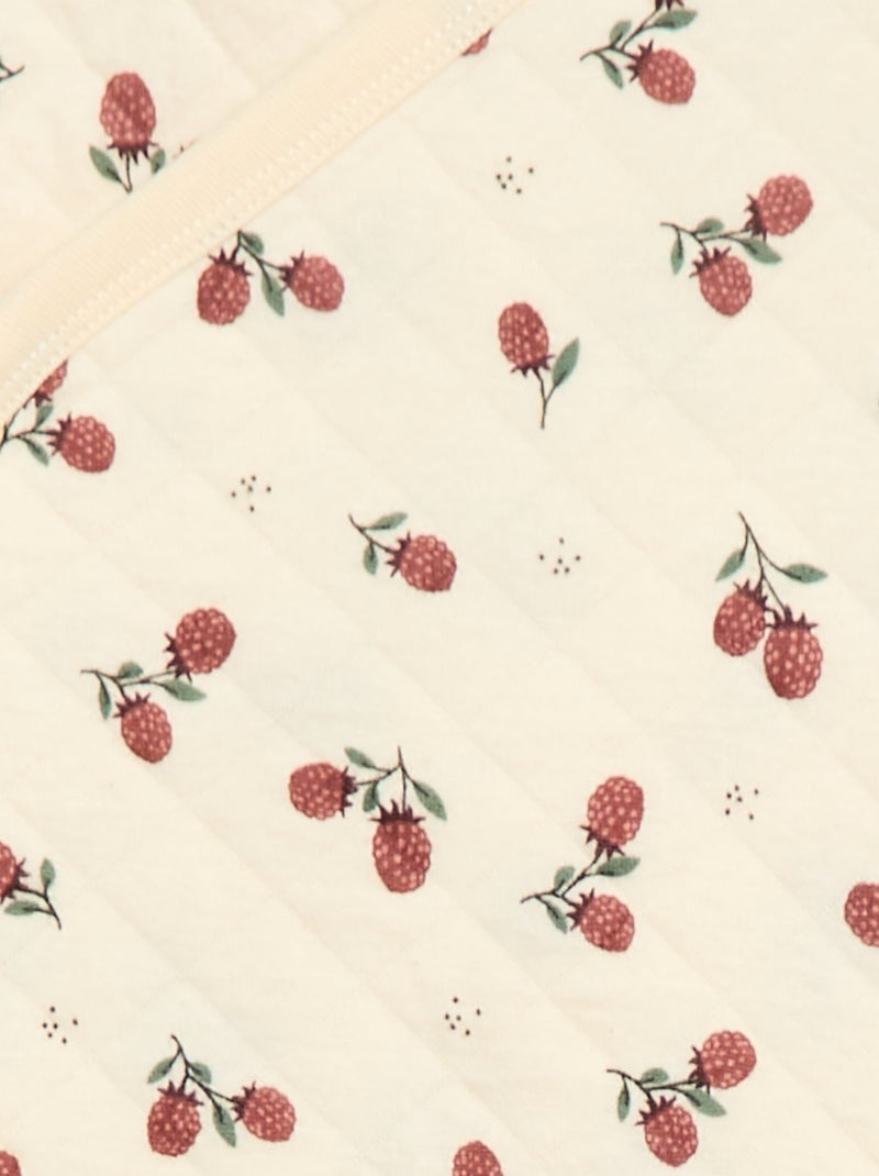 Conjunto de pijama em jersey de algodão Branco - Kiabi