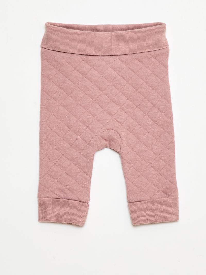 Conjunto de pijama em jersey de algodão Branco - Kiabi