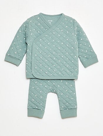 Conjunto de pijama em jersey de algodão