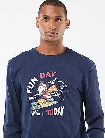 Conjunto de pijama em jersey 'Mickey' 'Disney' t-shirt + calças - 2 peças