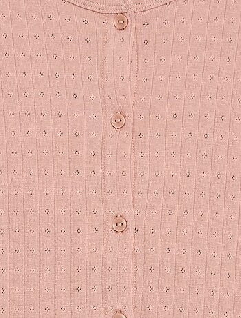 Conjunto de pijama em malha piqué - 2 peças