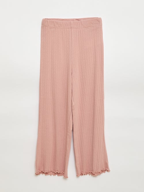 Conjunto de pijama em malha piqué - 2 peças - Kiabi