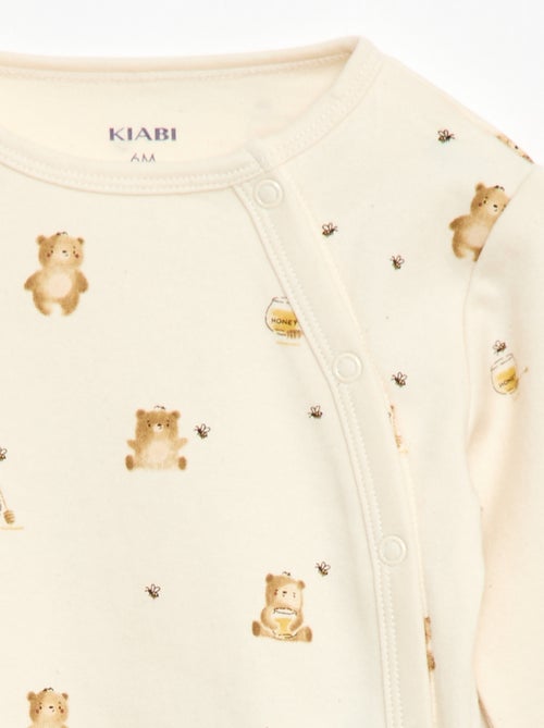 Conjunto de pijama em moletom - 2 peças - Kiabi Conjunto de pijama em moletom - 2 peças - Kiabi