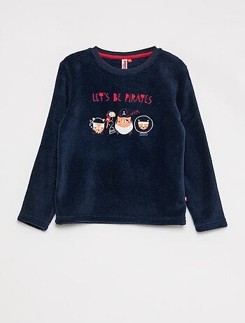 Conjunto de pijama em polar - 2 peças