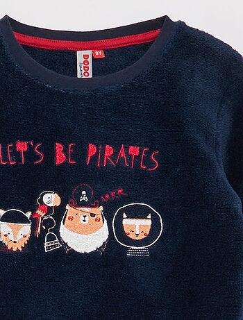 Conjunto de pijama em polar - 2 peças