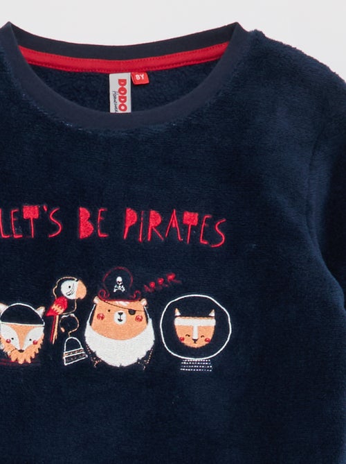 Conjunto de pijama em polar - 2 peças - Kiabi