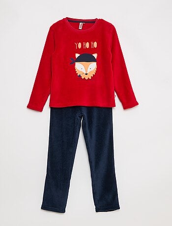 Conjunto de pijama em polar - 2 peças