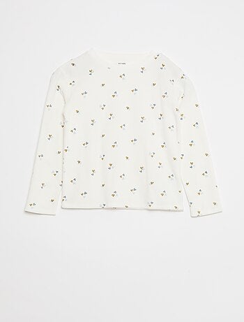 Conjunto de pijama em polar sweat + calças - 2 peças