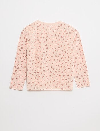 Conjunto de pijama em polar sweat + calças - 2 peças