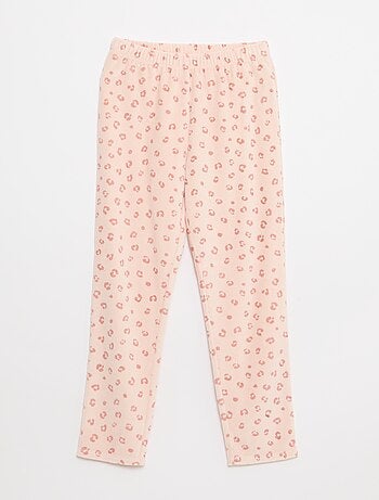 Conjunto de pijama em polar sweat + calças - 2 peças