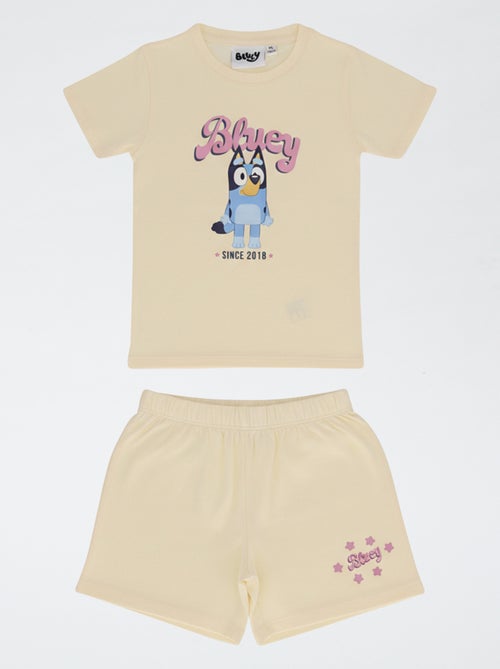 Conjunto de pijama estampado 'Bluey' em algodão - Kiabi